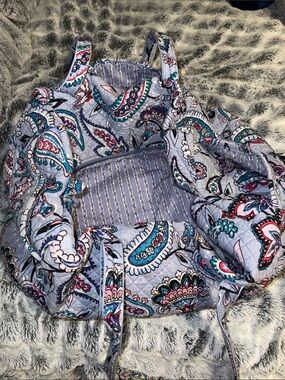 Vera Bradley Quilted Tote - Lavender Multi Paisley